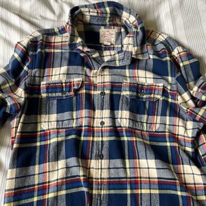 American eagle men heritage classic fit flannel XL